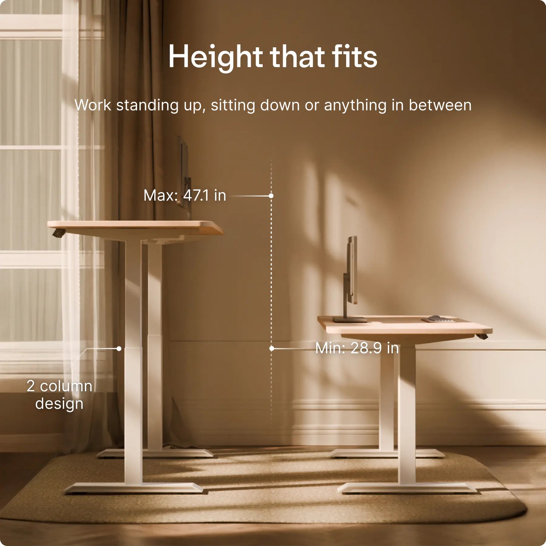 HomeOne desk frame