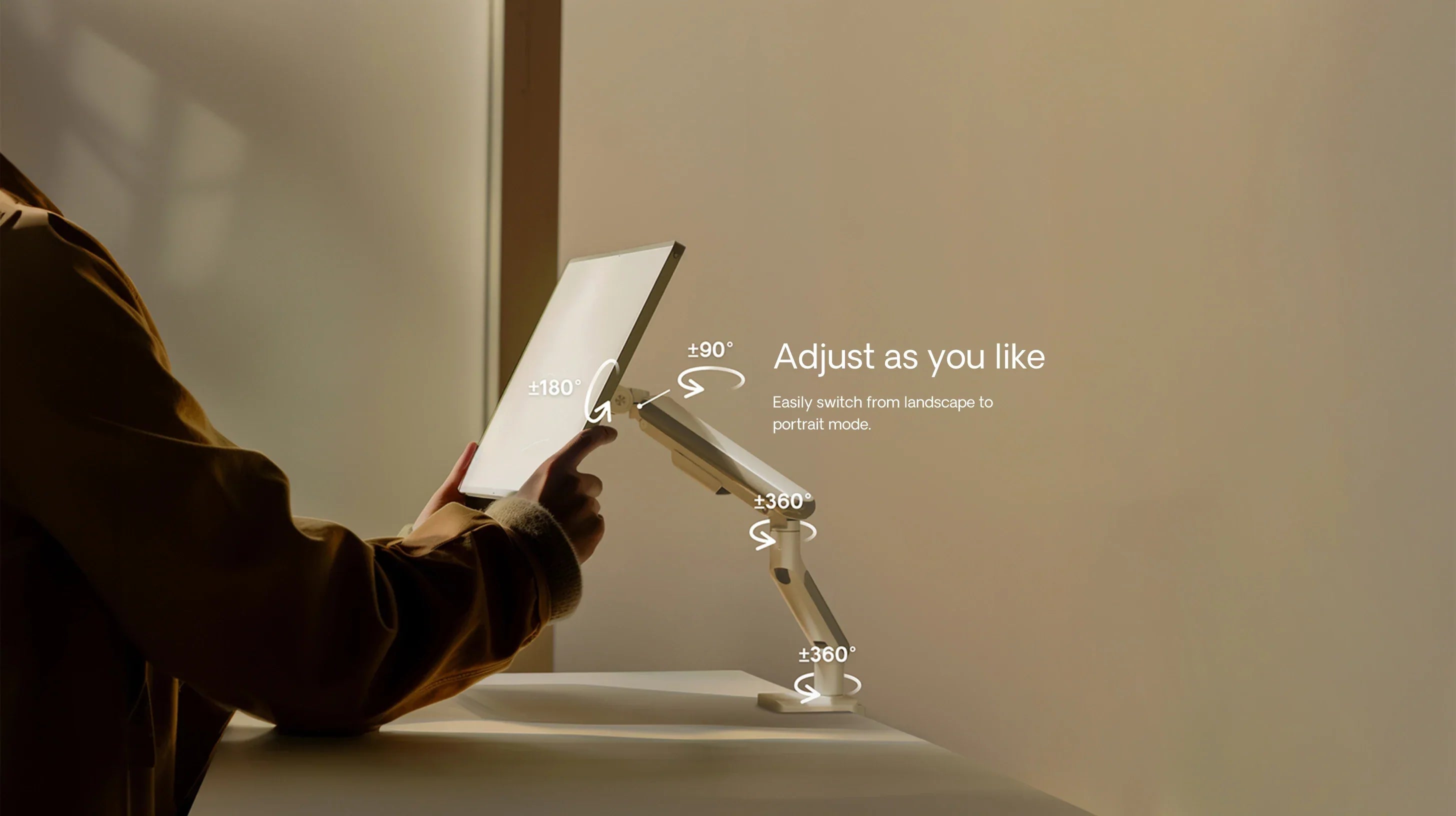 Monitor arm